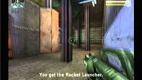 Unreal Tournament singleplayer deathmatch gameplay (Dreamcast) (part 2)