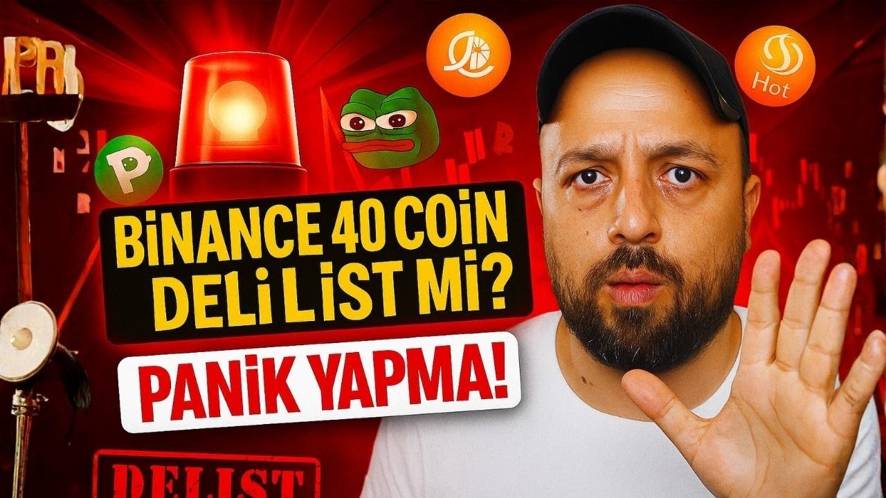 🚨 BİNANCE TR 40 ALTCOİN'İ DELİST ETTİ Mİ? PANİK YAPMAYIN! İşte Gerçek Sorun (USDT Parite Açıklaması)