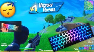 [5 HOUR] Relaxing \& Sleeping LoFi Mechanical Keyboard Sounds ASMR Fortnite Gameplay | 100K Special