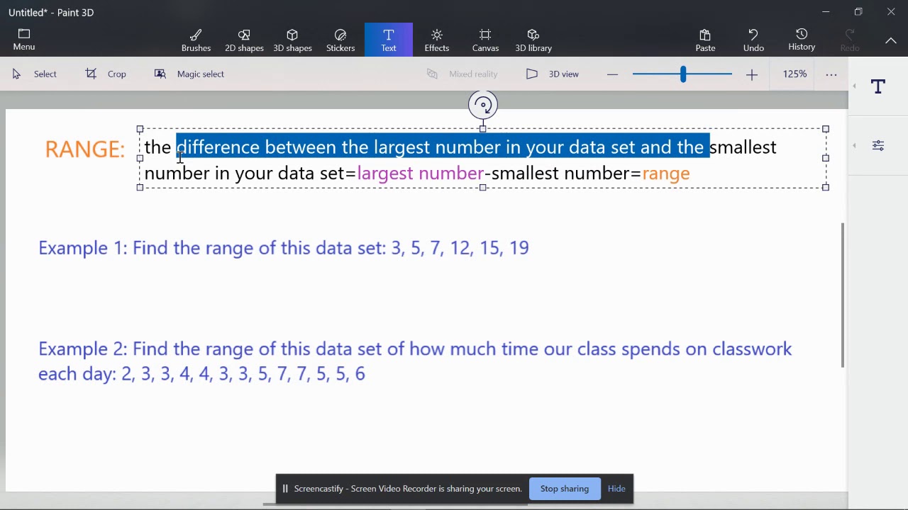Example Software Using Range Range Examples - YouTube