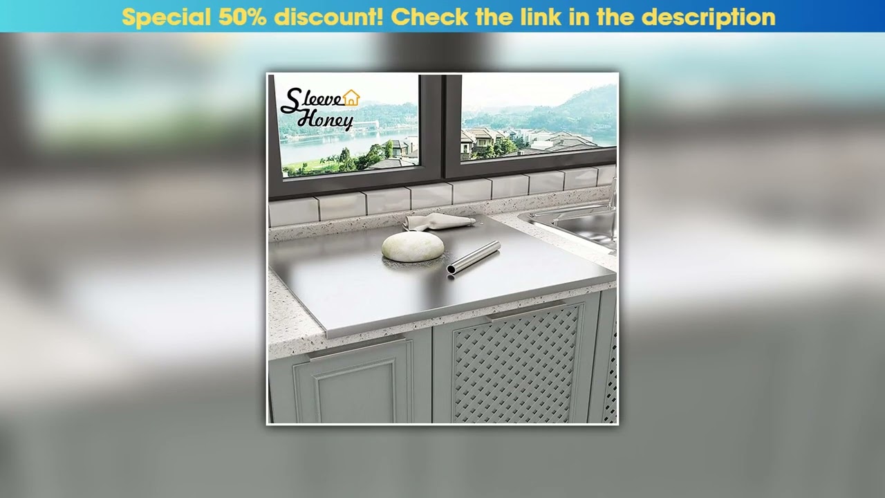 Hot Picks Stainless Steel Kneading Board Kitchen Chopping Board Dough Board Bakery Bake Fruit Pastr