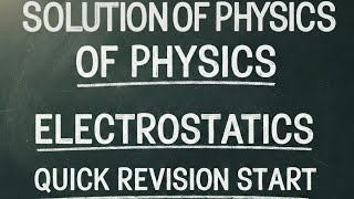 # Electrostatics quick revision  # Day -1.