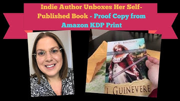 Indie Author Unboxes Her Self-Published Book Proof Copy from Amazon KDP Print