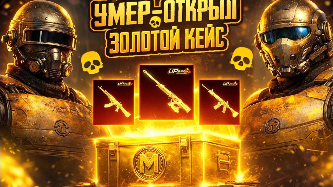☠️ УМЕР-ОТКРЫЛ ЗОЛОТОЙ КЕЙС ✅ МЕТРО РОЯЛЬ || METRO ROYALE 👑 