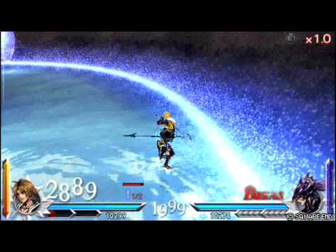 Dissidia 012: Duodecim Final Fantasy - Quick Battle - Tidus vs. Kain