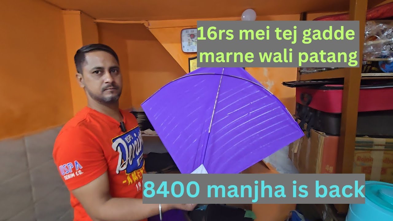 Paune ki size wali Addhi/Bilal special kites/Ustad Damodar & Wali ka pauna/surprise in 3reel manjha