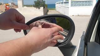How to replace the mirror glass on a Fiat 500