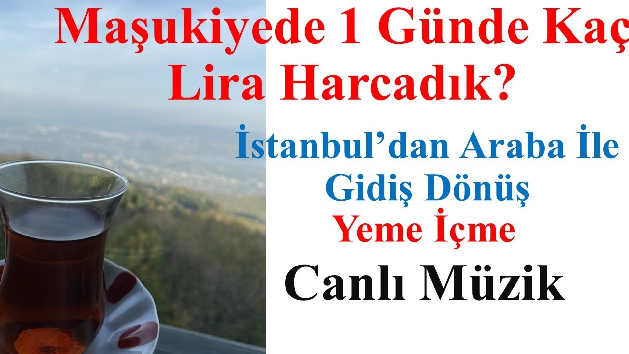 Sapanca Maşukiye ve Kartepe Gezisi. 1 Günde Kaç lira harcarız