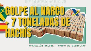 Baluma. Más de siete toneladas de hachís, nuevo golpe al narcotráfico en el Campo de Gibraltar.