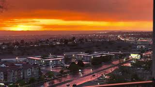 El Paso sunset after rain
