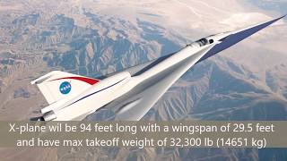 NASA X-plane low boom supersonic demonstrator aircraft revealed