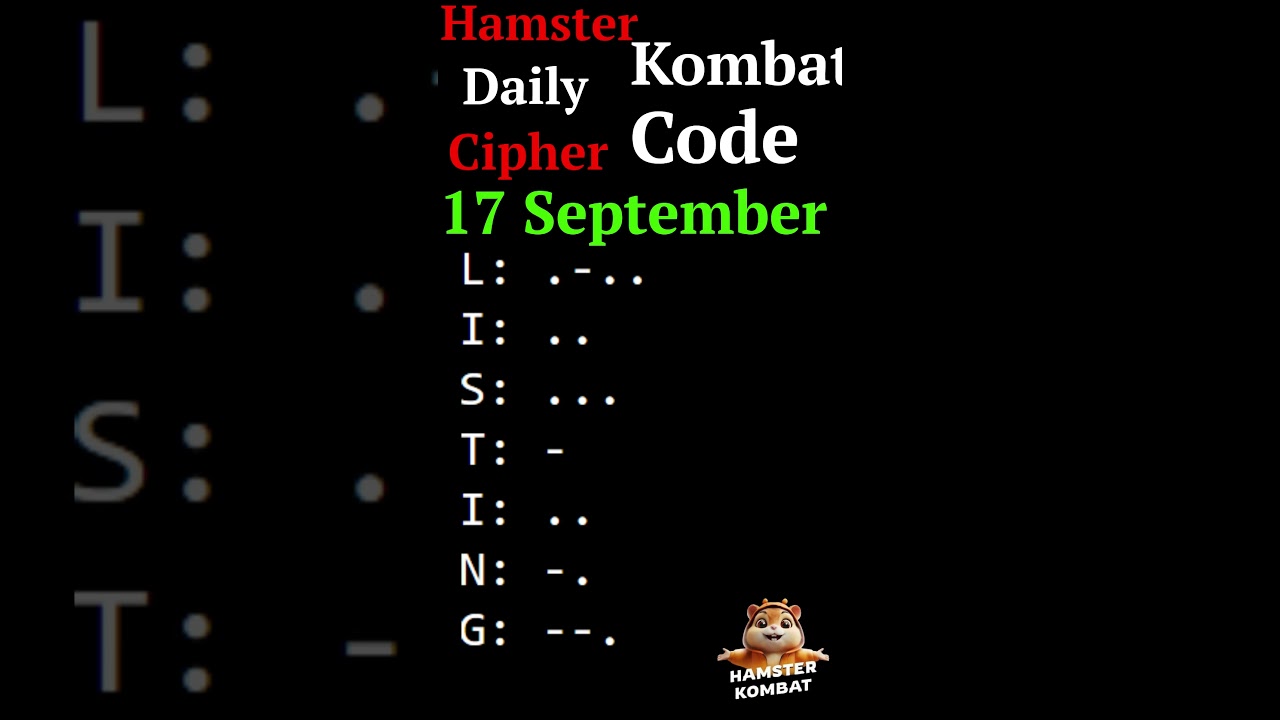 17 September Daily cipher Code 