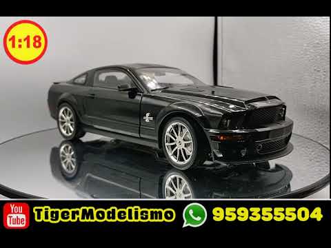 MUSTANG SHELBY 2008 KNIGHT RIDER 1/18 #TIGERMODELISMO - YouTube