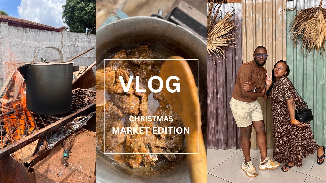 VLOG | Christmas Market Edition | Cooking Christmas Lunch using firewood