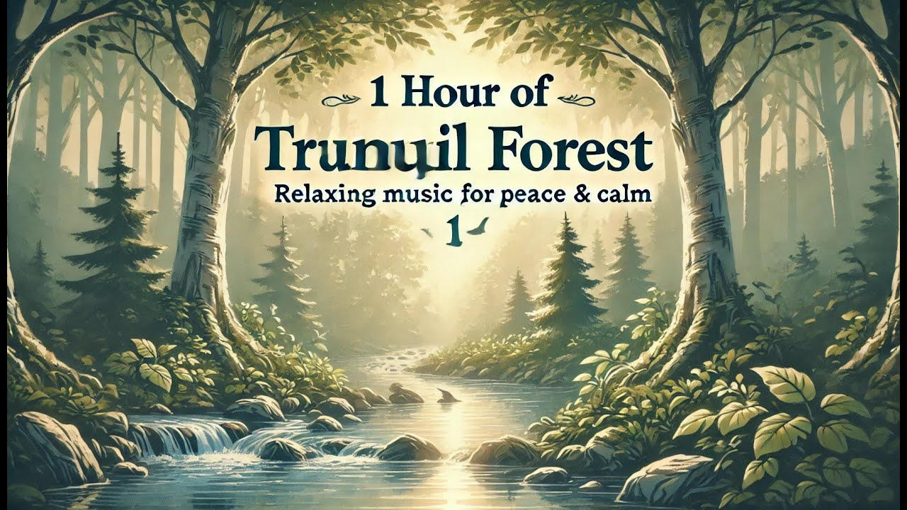 1 Hour of Tranquil Forest: Relaxing Music for Peace & Calm - YouTube