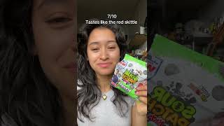 Trying new sour patch flavor! Would you try this? #asmr #sourpatchkids #candyreview #tastetest ...