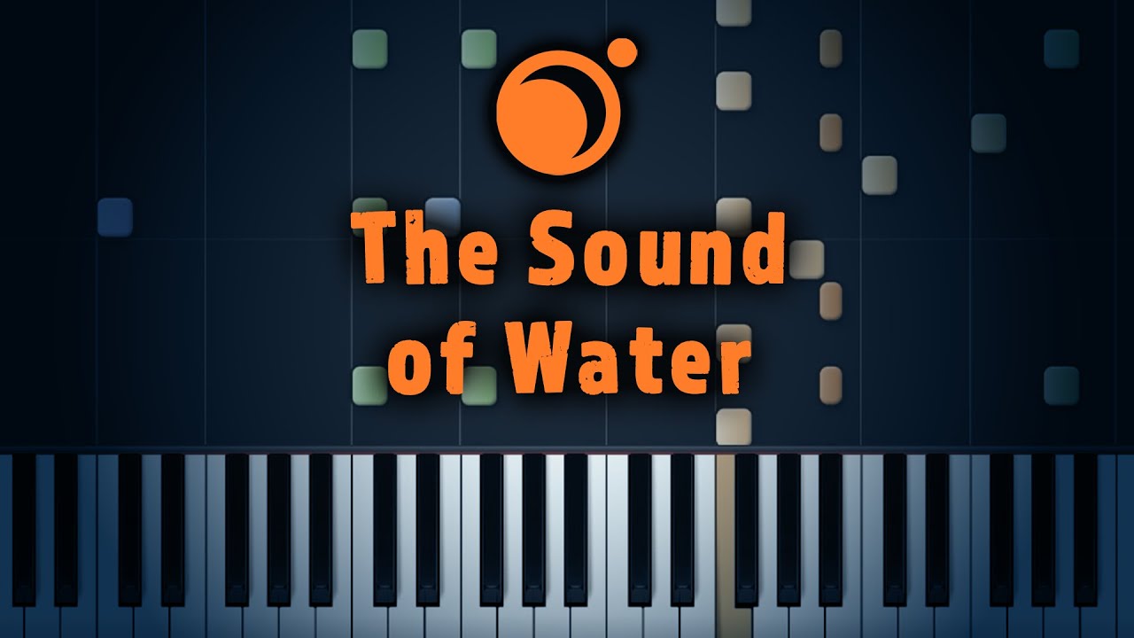 The Sound of Water - Outer Wilds Echoes of the Eye - Piano Visualization