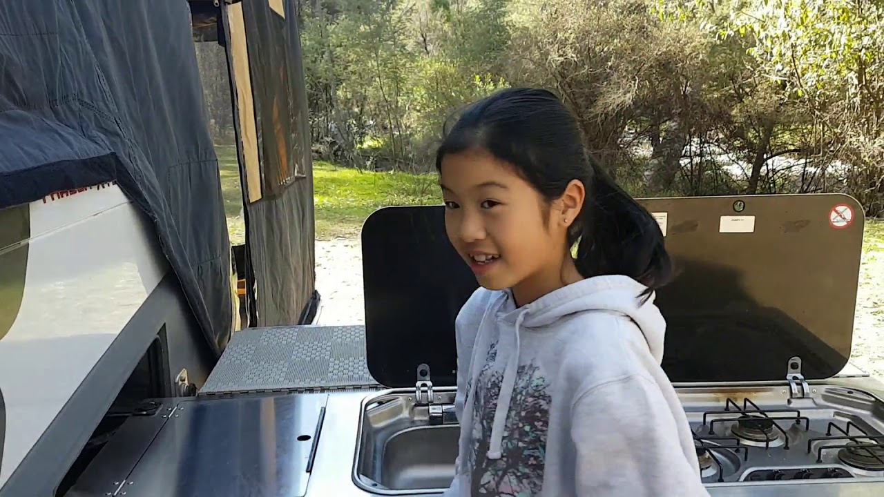 Complete Campsite Fraser XTE Inside and Outside - Emily's Adventures