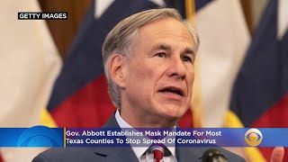 Gov. Greg Abbott Establishes Mask Mandate For Most Texas Counties, Gives Local Power To Restrict Gat