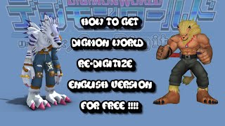 How to Get Digimon World Re-Digitze in English for FREE 2015 Tutorial screenshot 2