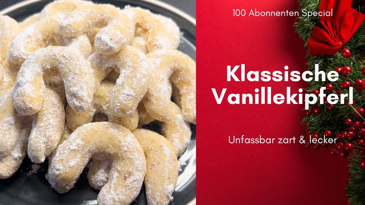 Vanillekipferl | Weihnachten | 100 Abo-Special | CookingDan