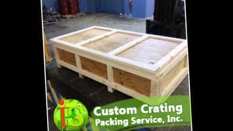 On-Site Custom Wooden Crating - Moving and Shipping Solutions by PSI
