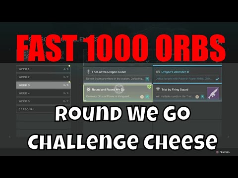 Fast 1000 Orbs Of Power Round And Round We Go Challenge Cheese - Season Of The Wish