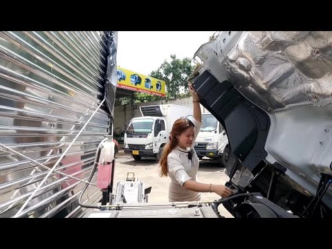 Video 10 năm trong nghề xe lần đầu tiên nâng được cabin xe... - youtube