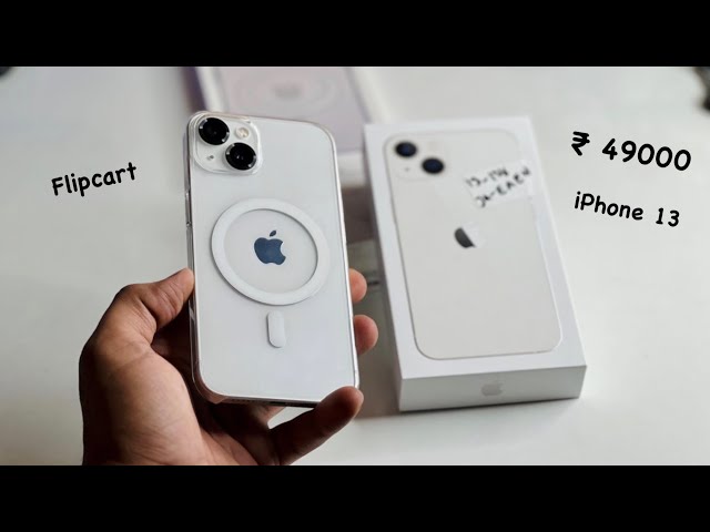 り*う様 【年内削除】iPhone13 ホワイト 付属品完備 New iPhone 13 White at ₹49000?. - Flipcart - YouTube