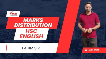 Marks Distribution ।। HSC English 1st Paper & English 2nd Paper ।। HSC 2026।। HSC 2027