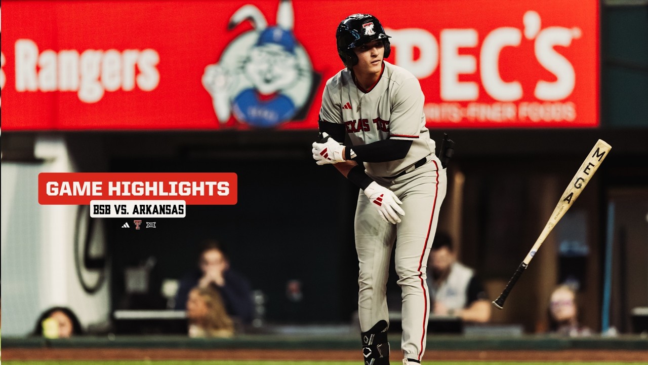 Texas Tech Baseball vs. Arkansas: (Highlights) | February 15, 2026