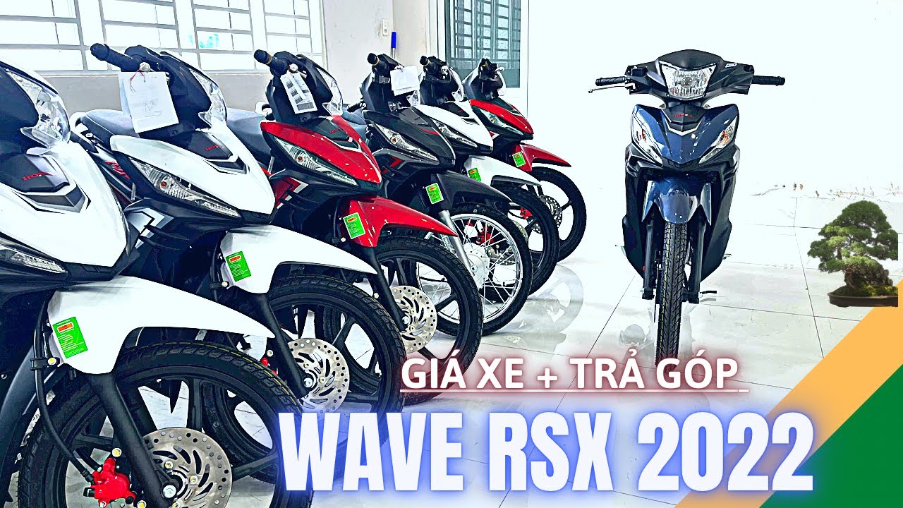 Báo giá xe Wave RSX 2022 màu xanh đen. Trợ giá Sinh... - youtube