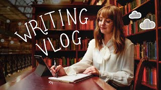 A day in my life as a writer &amp; content creator ☁️ Writing my fantasy novel!