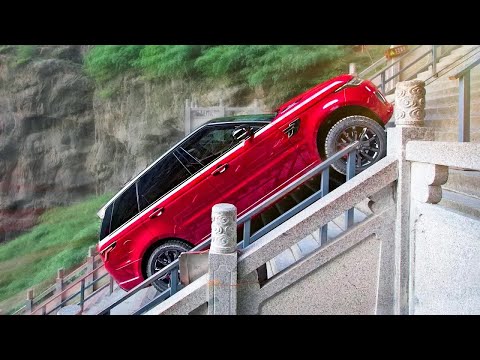 Range Rover Sport Climbs 999 Steps!! Dragon Challenge