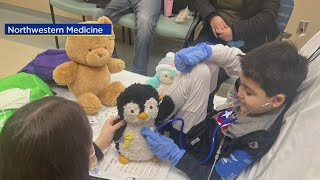 Celebrity Central DuPage Hospital easing patients fears with Teddy Bear Clinic Profile