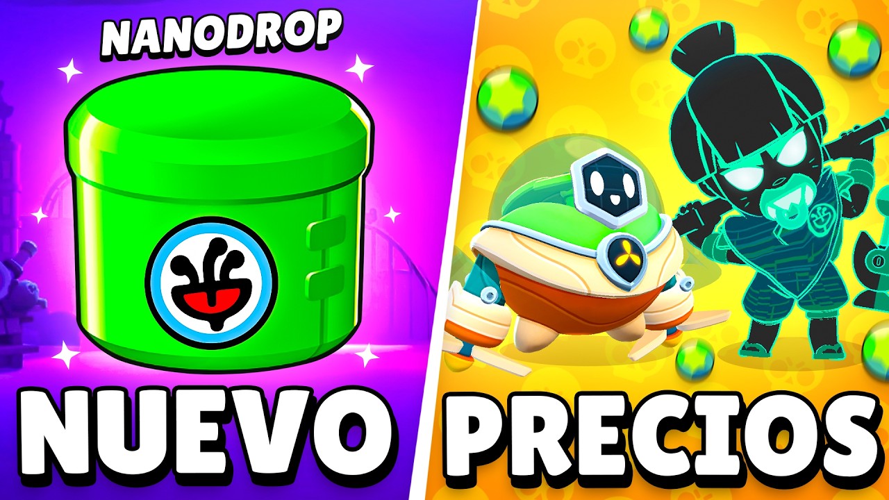NUEVO NANODROP, CAMBIO a SPROUT Y PRECIOS de LAS NUEVAS SKINS | SNEAK PEEK de BRAWL STARS