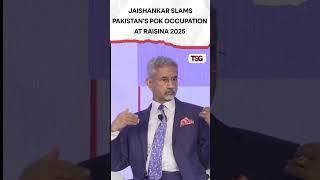 #watch | Jaishankar Slams Pakistan’s ‘Illegal Occupation’ of PoK, Criticizes UN at Raisina 2025