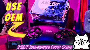 MiSTer FPGA Genesis/Megadrive Controller Adapter Tutorial | DIY Daemonbite Build Guide