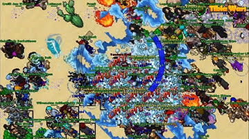 Ankrahmun BIG Open Battle - Tibia Retro Hardcore Pvp (Manticore vs Core)