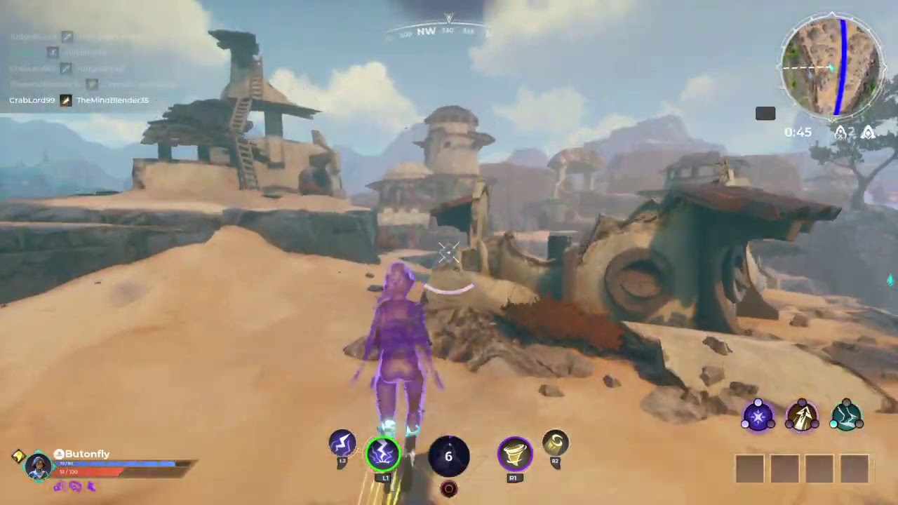 Spellbreak - Wind/Lightning Wolf Burst