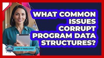 What Common Issues Corrupt Program Data Structures?