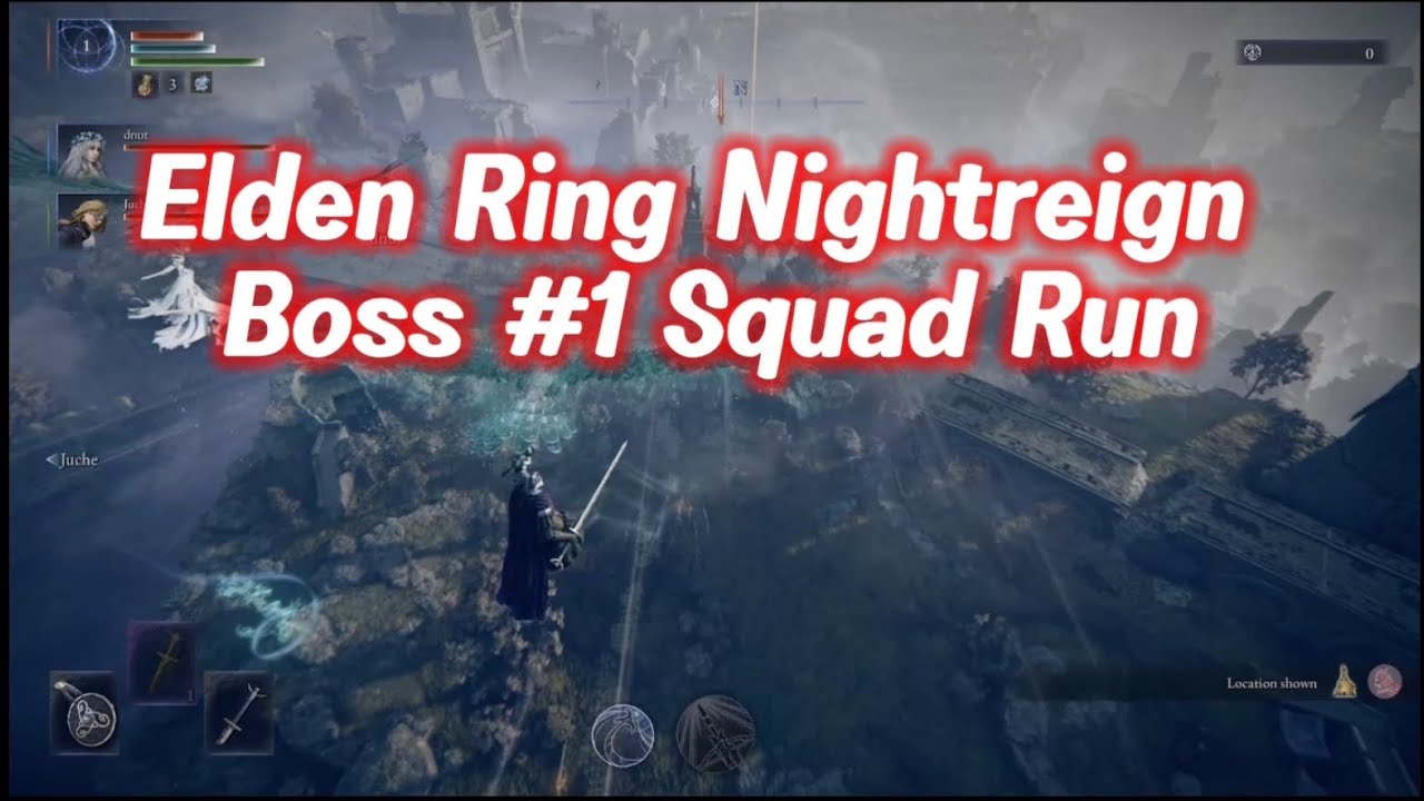 Elden Ring Nightreign 1st Boss (Tricephalos) Squad Run! Ft. Stz Boys Dnut and Juche