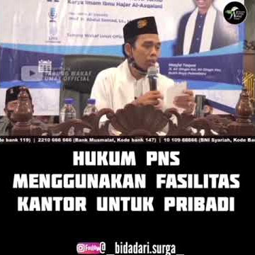 #uas #kajianuas #storywa HUKUM PNS MENGGUNAKAN FASILITAS KANTOR UNTUK PRIBADI