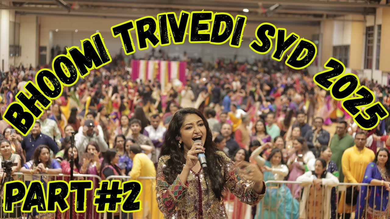 Bhoomi Trivedi Garba 2025 Sydney | Full Masti & Dance Vibes | Part 2