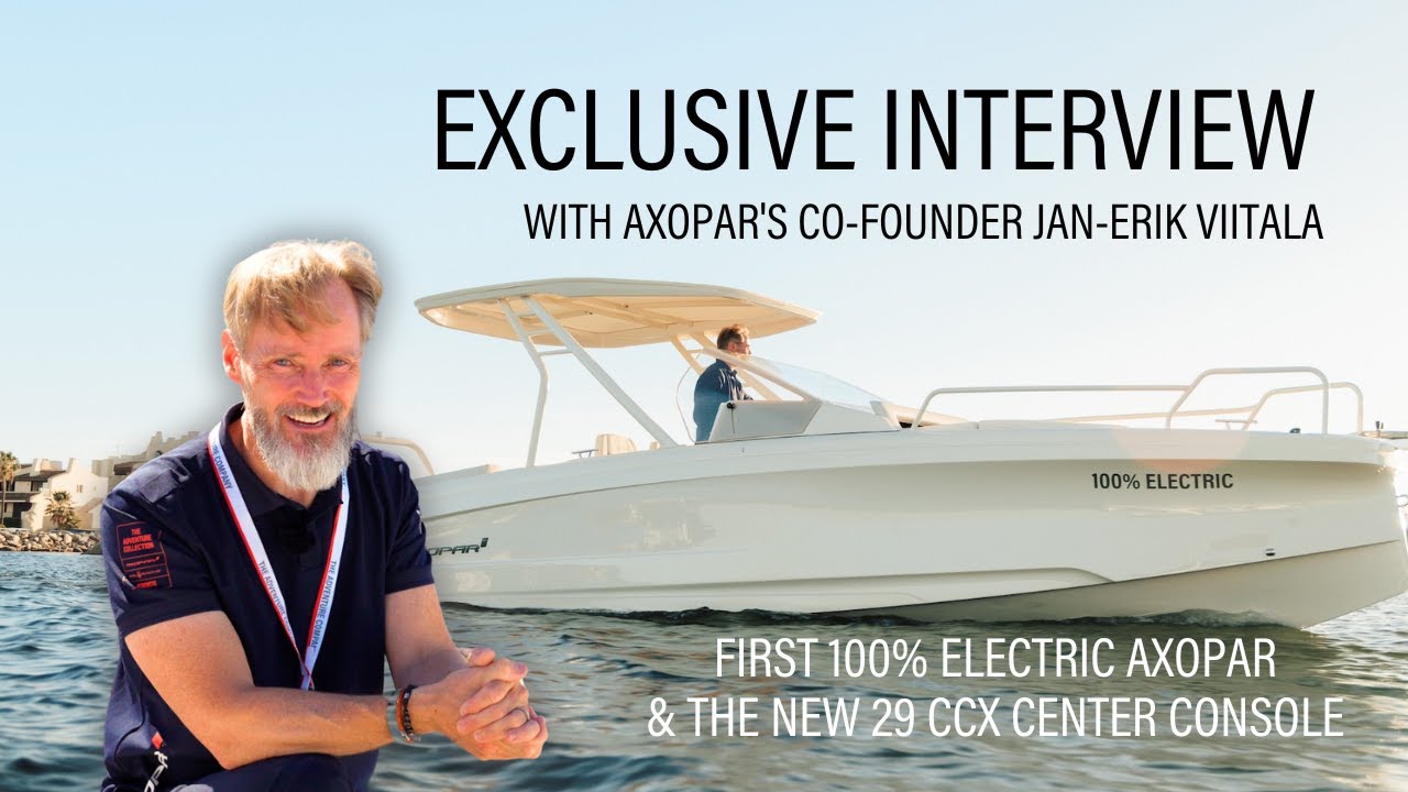 Exclusive Interview With Axopar's Co-Founder: 29 CCX Center Console & Electric Boat Revolution