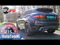 JAGUAR F Pace SVR 5.0 V8 Supercharged *LOUD* Exhaust SOUND 0-200km/h ACCELERATION by AutoTopNL