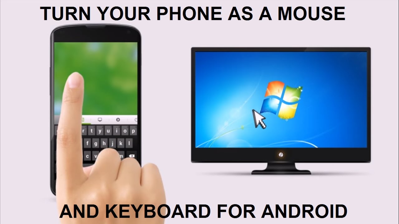 How to Use Android Smartphone as a WIRELESS MOUSE and KEYBOARD - YouTube