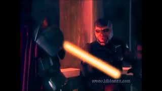 I added "Battle of the Heroes" to a scene from Bibleman