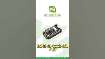 ESP32-S3-Touch-LCD-1.47，High-capacity Flash & PSRAM，LVGL GUI Compatibility#waveshare #esp32 #arduino