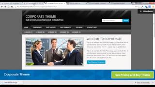 How to Setup Corporate Theme StudioPress video tutorial